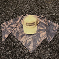 Currency Hat w/ Palm tree scarf
